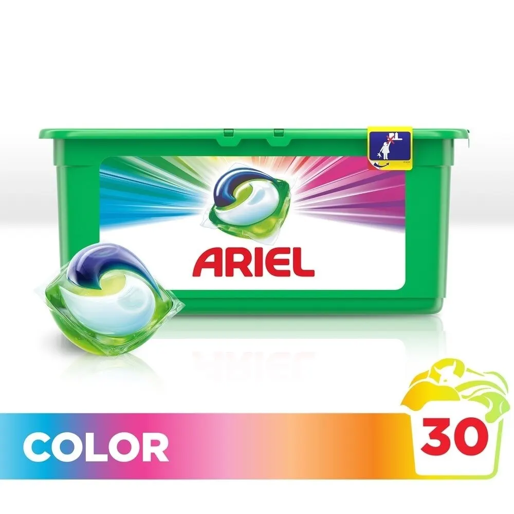Капсулы для стирки Ariel Color 3в1 30 шт. | Дом и сад