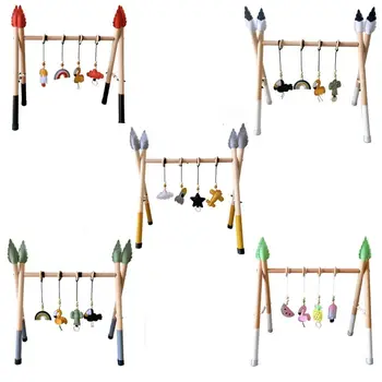 

Baby Fitness Rack Nursery Sensory Ring-pull Toy Infant Room Toddler Room Decor