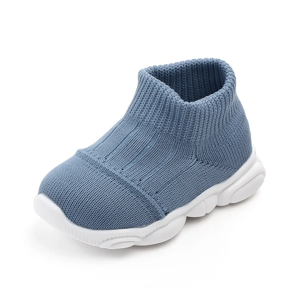 JAYCOSIN Baby Sneakers Fashion Children Flat Shoes Infant Kids Baby Girls Boys Solid Stretch Mesh Sport Run Sneakers Shoes