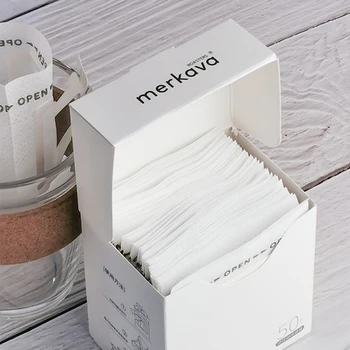

Paper Coffee Filter Disposable Single Cup Filters Coffee Filter Hanging Ear Drip Non-Woven Coffee Tea Bags Travel Coffee Makers