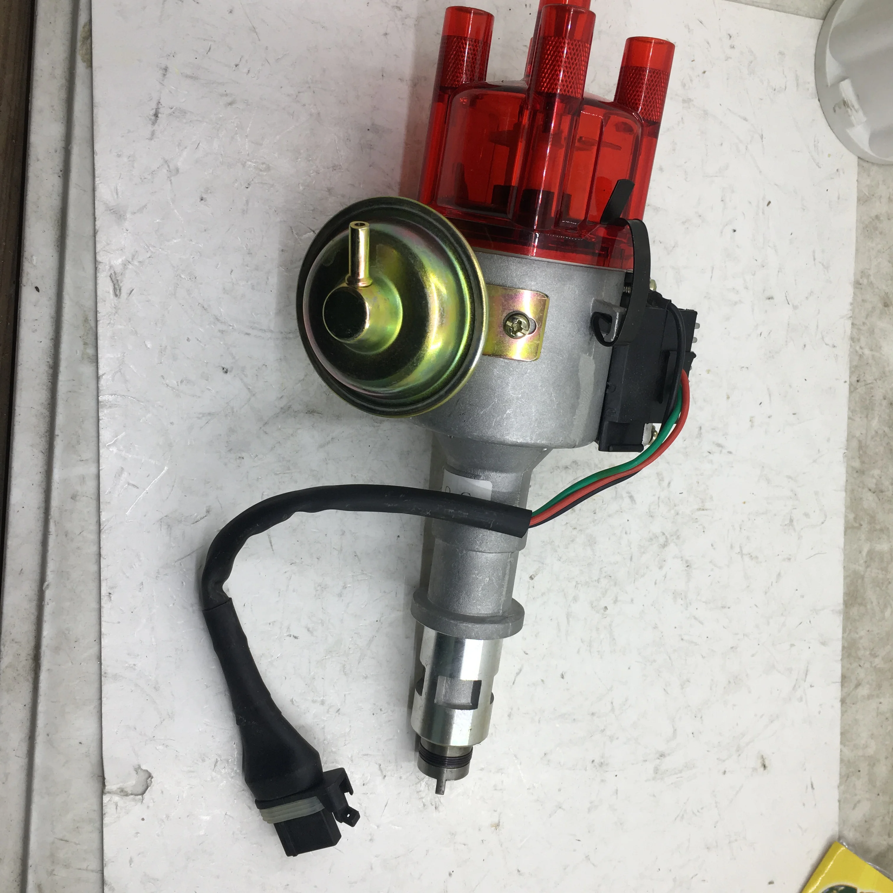 Sherryberg Red Transparent Cap Complete Ignition Distributor Ds2055a