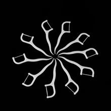 100 шт пластиковые нейлоновые проволочные зубочистки, зубная нить чистка зубов выбирает Flosser унисекс уход за полостью рта очистка удаление налета аксессуар