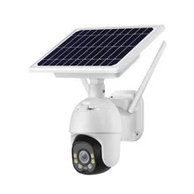 

1080P WIFI Camera Solar Panel Outdoor 4G IP Camera Rechargeable Battery Powered Color Night Vision Surveillance Security Camera