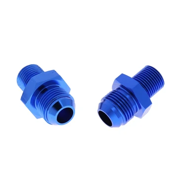 

2X Automotive Engine Oil Cooler Line Hose Connector Fittings AN10-M18x1.5+AN8-M16x1.5