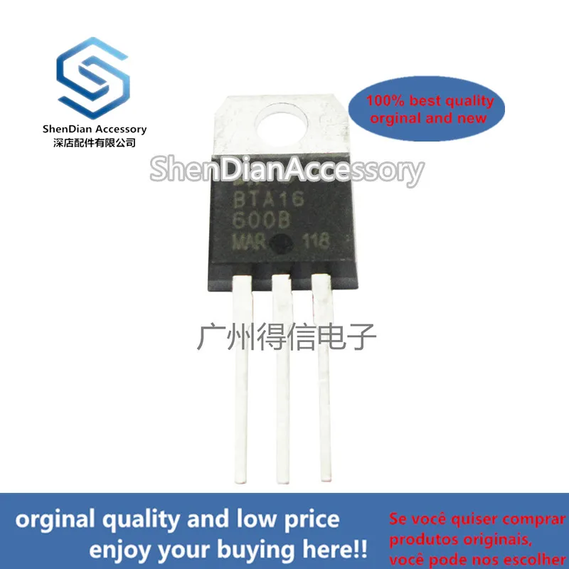 

10 шт. 100% новый и оригинальный BTA16-600B-220 Стандартный симисторов в наличии