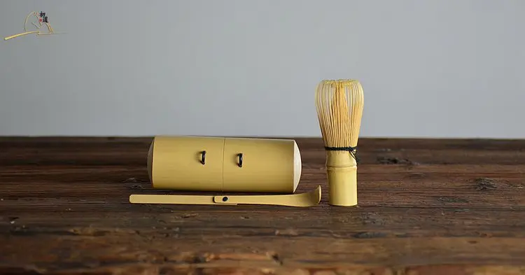 Дорожная мини бамбуковая ложечка набор посуды-Япония Chasen набор и совок веничек для чая «маття»
