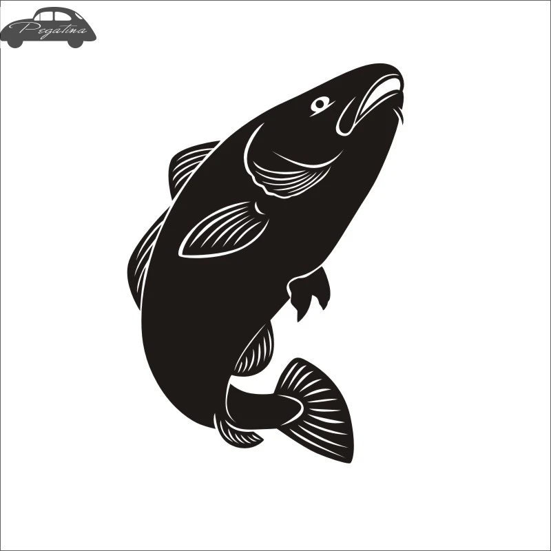 Pegatina Cod Fish Gadus Car Decal Gadus Morhua Posters Boat Decals Decor Mural Wall Sticker Angling Hooks Shop Vinyl