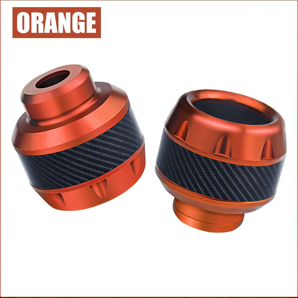 Ktm Duke Curseurs De Cadre En Fibre Carbone Pour Moto/scooter - Protection Anti-chute (Or) Protection Fourche Moto