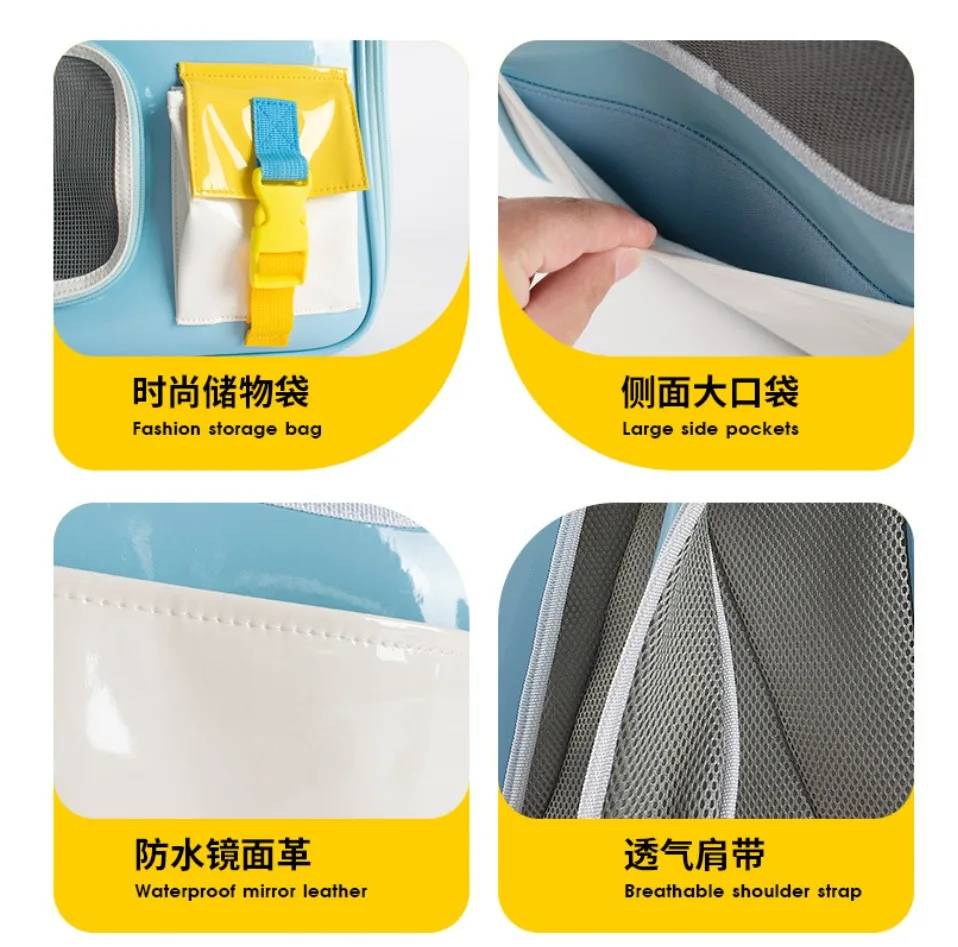 Title 21, Pet Cat Carrier Backpack Transparent Travel Car...