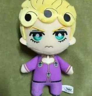 Jojos невероятное приключение Giorno Мягкие плюшевые игрушки куклы - Цвет: A(14cm)