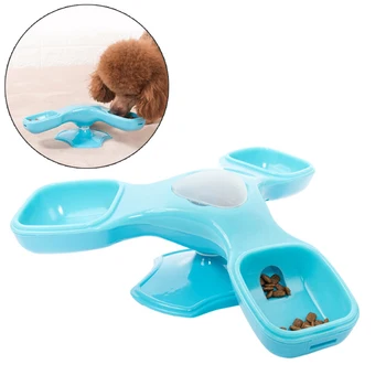 

Pet Feeder Dogs Cats Puzzle Rotary Feeder Windmill Rotating Large Capacity Training Cats Dogs Looking For Food Pet Supplies