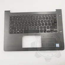 Для Dell Vostro 14 5000 5468 V5468 Упор для рук клавиатура английский США иврит с подсветкой 0D9GDC