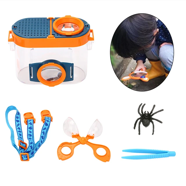 Bug Viewer Insect Magnifier Observer Kit Insect Viewer Magnifier Box Exploration Toy Kid Learning Development Toy 6