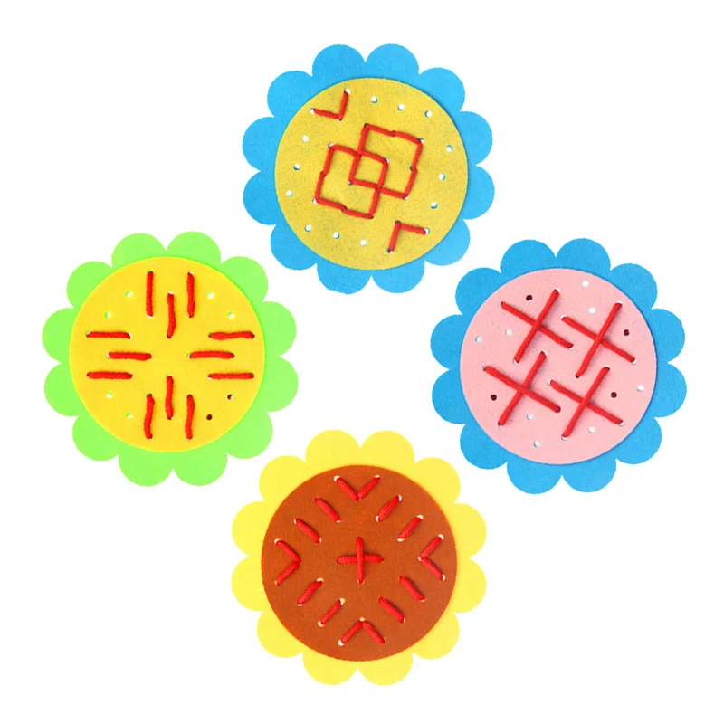 Kids Teaching Kindergarten Manual DIY Weavel Puzzle Toys Newborn Toddler Early Learning Education Toys Math Puzzles Toy