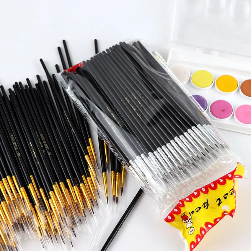 10 PCs/Set Fine Hand Painted Thin Hook Line Pen Art Supplies Drawing Art  Pen Paint