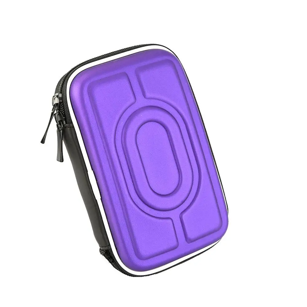 Portable Mobile Hard Disk Package PU Digital Package Carrying Case Cover Pouch External Hard Shockproof Drive Protect Box
