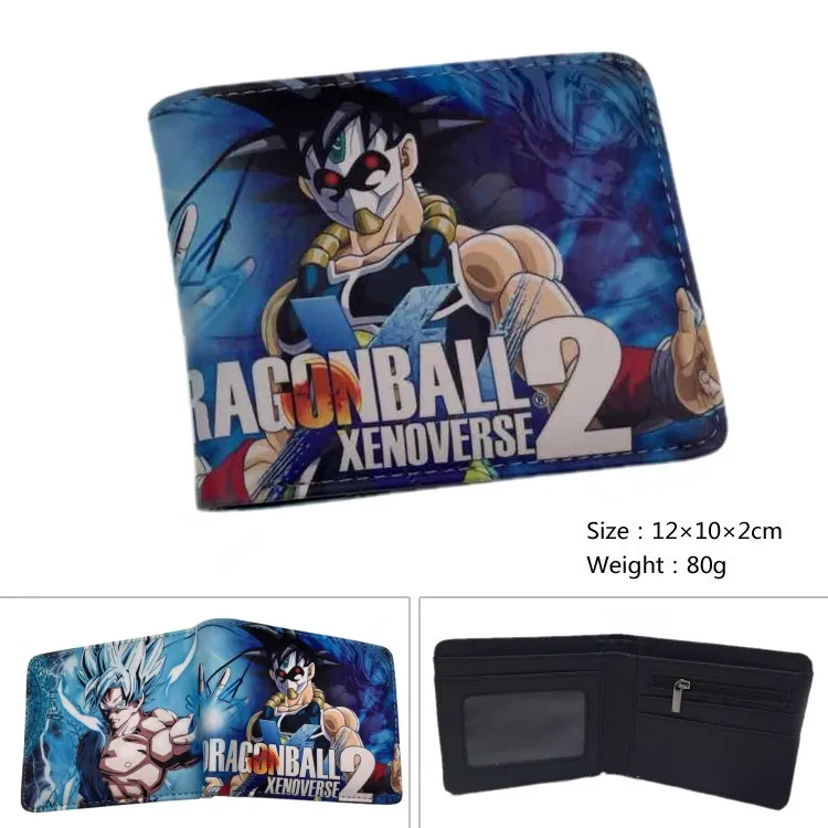 Дизайн Dragon Ball Z кошелек аниме Dragon Ball Super Broly мужской короткий кошелек на молнии кошельки женский подарочный Кошелек для монет - Цвет: 14