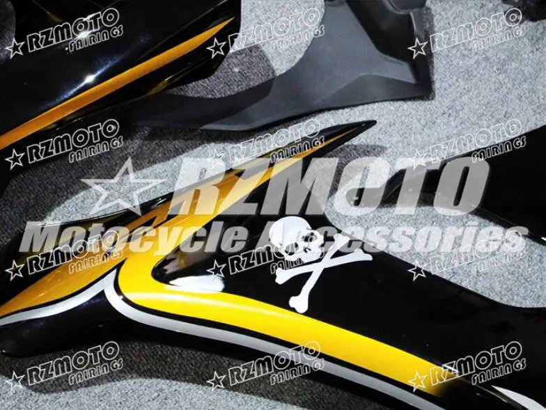 ABS прессформы мотоцикла Обтекатели подходят для Yamaha YZF-1000-R1- 15 16 17 18 обтекатель кузова набор на заказ Черное золото