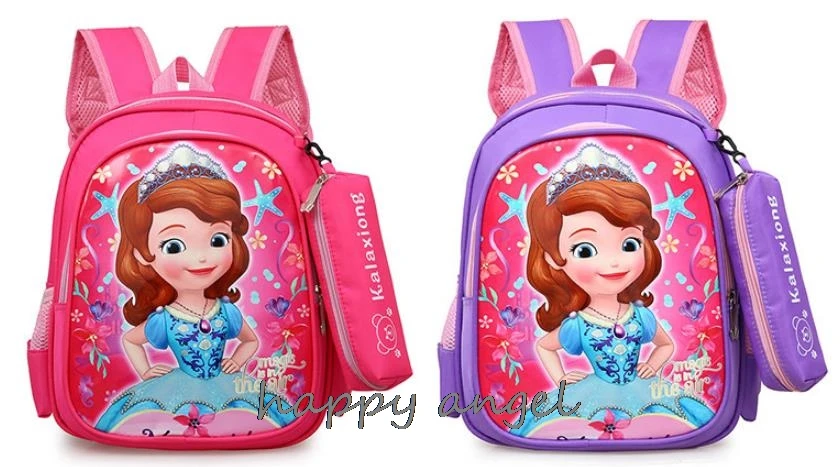Details about   Disney Sofia 16" Backpack Kids Girls School Travel 3D Pop Up Design Gift Bag NEW 