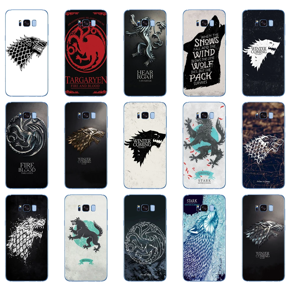 

28DD Game of Thrones House Stark Soft Silicone Cover Case for Samsung Galaxy S6 S7 edge S8 S9 S10 plus A70 A50 case