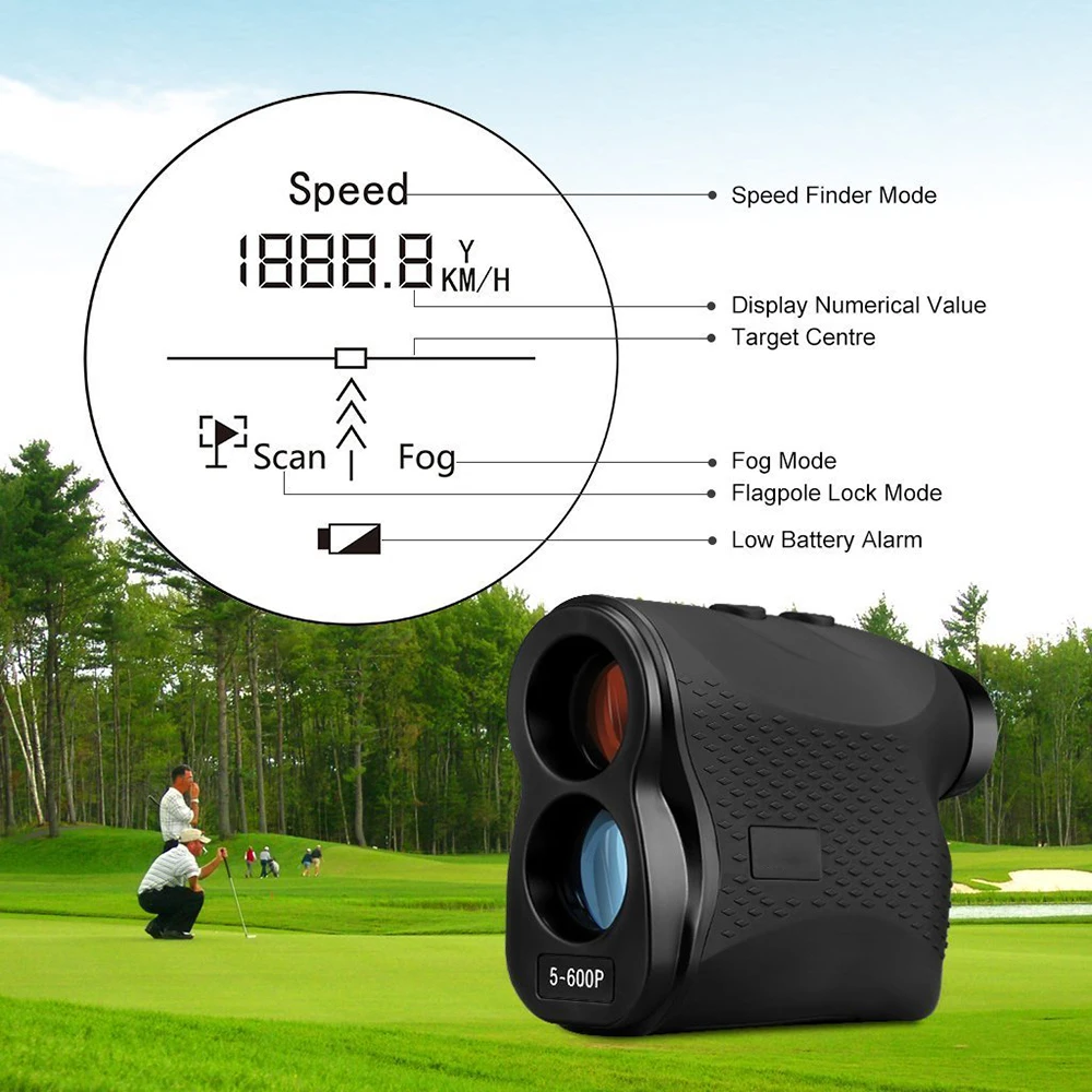 

Golf Telescope Practical Waterproof Outdoor Adventure Hunting Golf Equipments Multifunction Accurate Hand-Held Rangefinder
