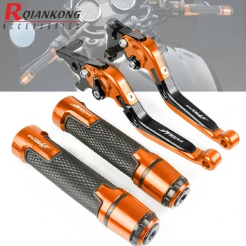 

For KTM 390 Duke 2013-2018 CNC Aluminum Motorcycle Accessories Adjustable Foldable Brake Clutch Lever and Handlebar Grip 390Duke