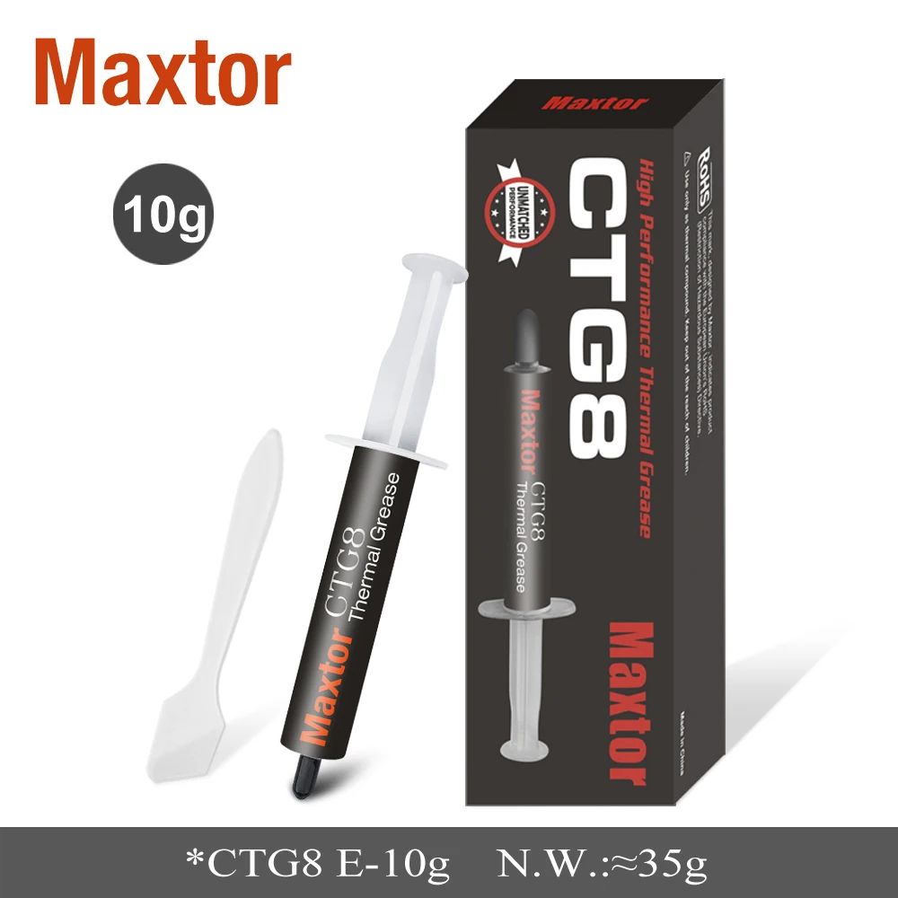 Maxtor CTG8 Thermal Silicone Grease for CPU GPU Cmputer Radiator