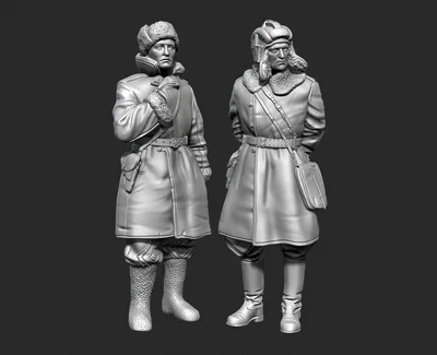Модель в масштабе 1/35 модель из смолы 2 мировая война зимние солдаты фигурка