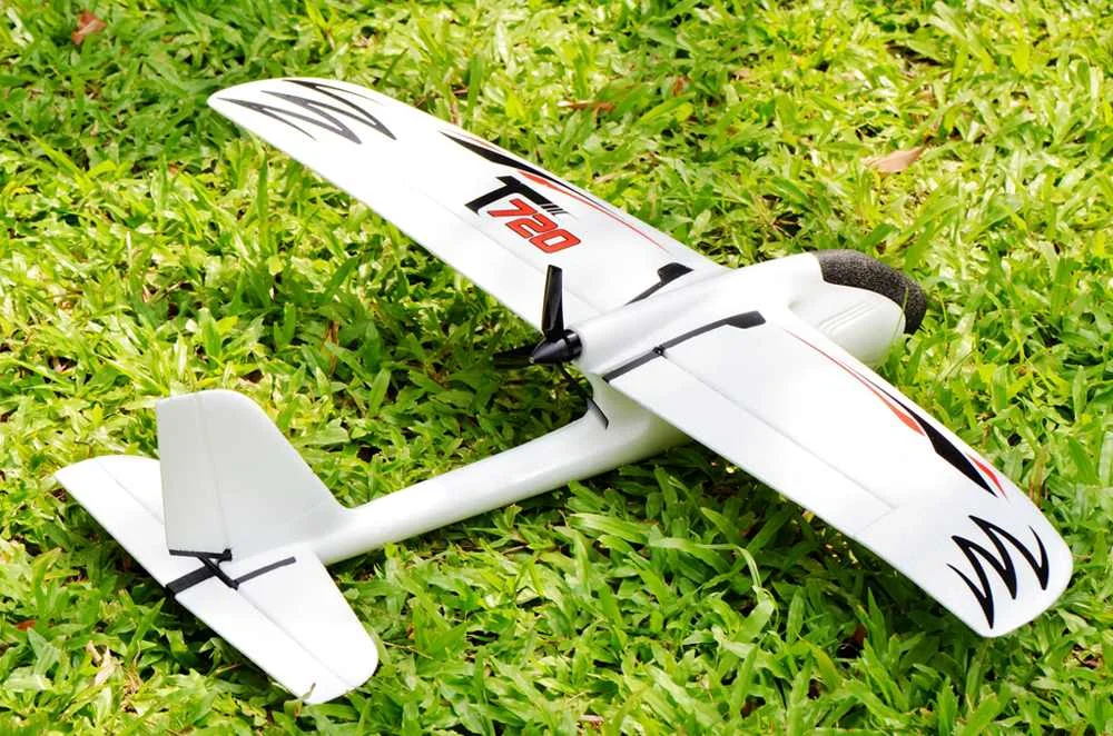 OMHOBBY T720 716 мм размах крыльев 4CH EPO тренер для начинающих планер RC самолет RTF с Hidde руль приводной системы