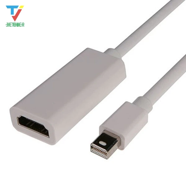 미니 DP-HDMI 어댑터 케이블 미니 디스플레이 포트 썬더볼트 포트 컨버터 맥북 프로 에어 프로젝터 카메라 TV PC 100 개