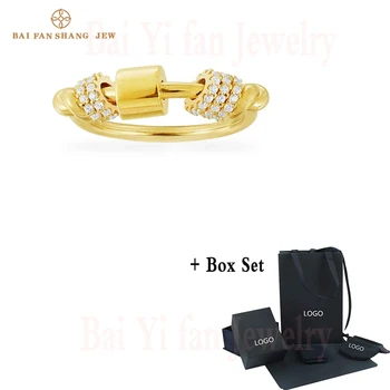 

Fashion Moroccan Jewelry New Stone Inlaid White Small Round Ring Gold Exquisite Sliding Ring Decoration Ladies Jewelry Gift