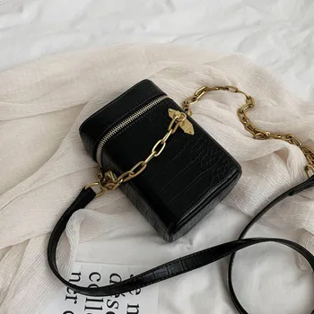 

Female Stone Pu Leather Crossbody Bags For Women 2020 Chain Shoulder Messenger Bag Ladies Hand Sling Luxury Handbags Designer