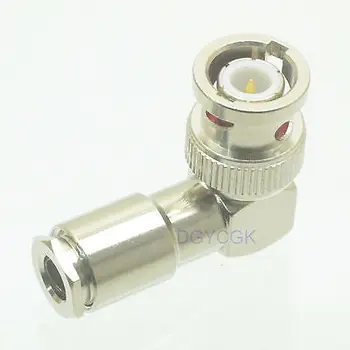 

DHL/EMS 50 pcs connector BNC male plug right angle clamp RG58 RG142 LMR195 RG400 M -h2