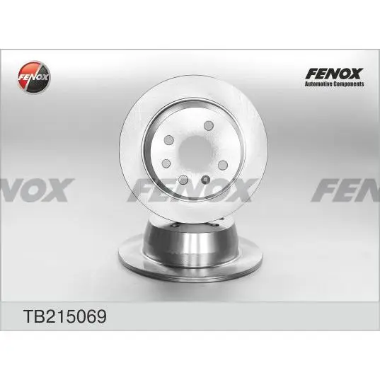 Диск тормозной OPEL ASTRA 92-98/VECTRA 88-95 задний D=260мм. FEN