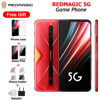 

EU Version NEW ZTE Nubia RedMagic 5G Game Phone 6.65" 8/12GB RAM 128/256GB ROM Snapdragon865 64MP 4500mAh NFC Android10 5G Phone