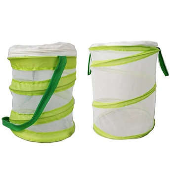 

Foldable Zipper With Handle Breeding Cages Net Cloth Praying Mantis Stick Insect Butterfly Cage Housing Enclosure