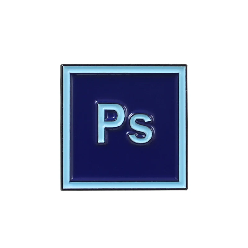 style6 Цветной дизайн, программное обеспечение для PS AI LR AE PR, фотошоп, эмаль, отвороты, классные значки, значки, броши для художников, друзей, подарок, ювелирное изделие - Окраска металла: style6