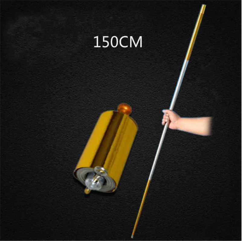 Hot Pocket Staff Magic Stick Portable Martial Arts Metal Staff Open Length 150cm 110cm Gift