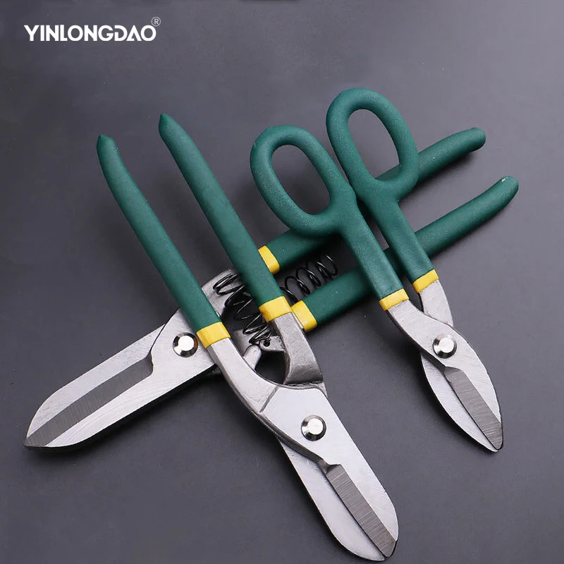 

Industrial Aviation Shears 8''/ 10''/ 12'' Multifunctional Portable Household Tin Alloy Scissors Metal PVC Cutter DIY Tools