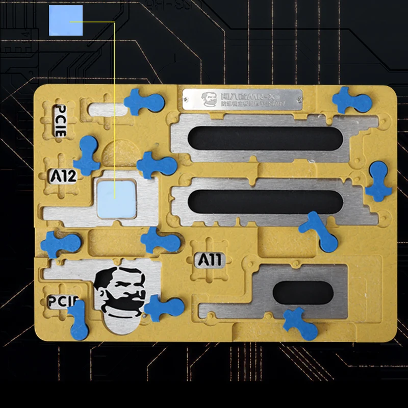 Держатель печатной платы Ремонт приспособление для iPhone X XR XS MAX материнская плата теплоотвод приспособление отпечатков пальцев удаление приклеивающиеся зажим