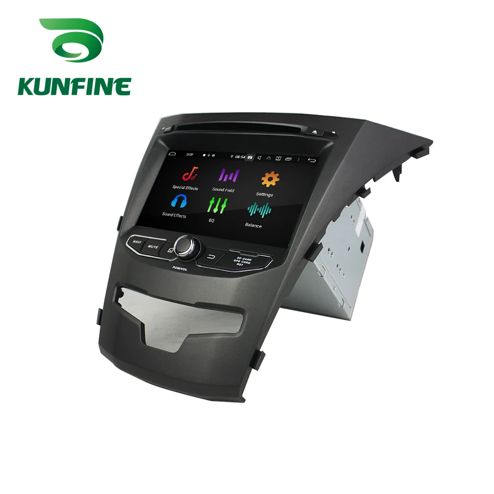 Excellent Android 9.0 Octa Core 4GB RAM 64GB ROM Car DVD GPS Navigation Multimedia Player Car Stereo for Ssangyong Korando 2014 Radio 3