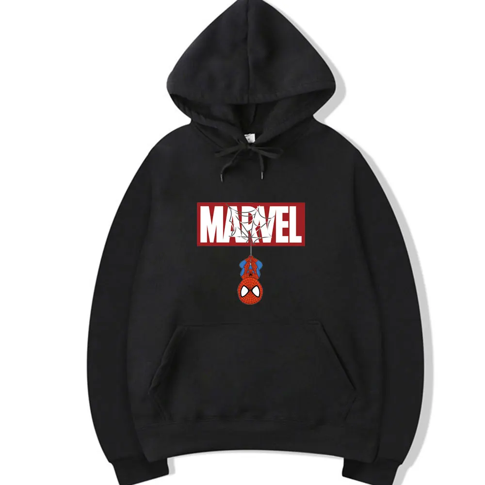 Мужская толстовка с человеком пауком длинным рукавом Marvel высокого качества