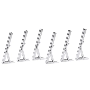 

6 Pcs Lightweight 304 Stainless Steel Folding Boat Bench Shelf Table Bracket