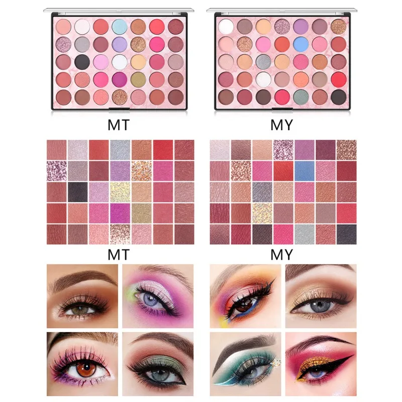 35 Colors Eyeshadow Palette Long-lasting Waterproof Smudge-proof Matte Shimmer Eye Shadow