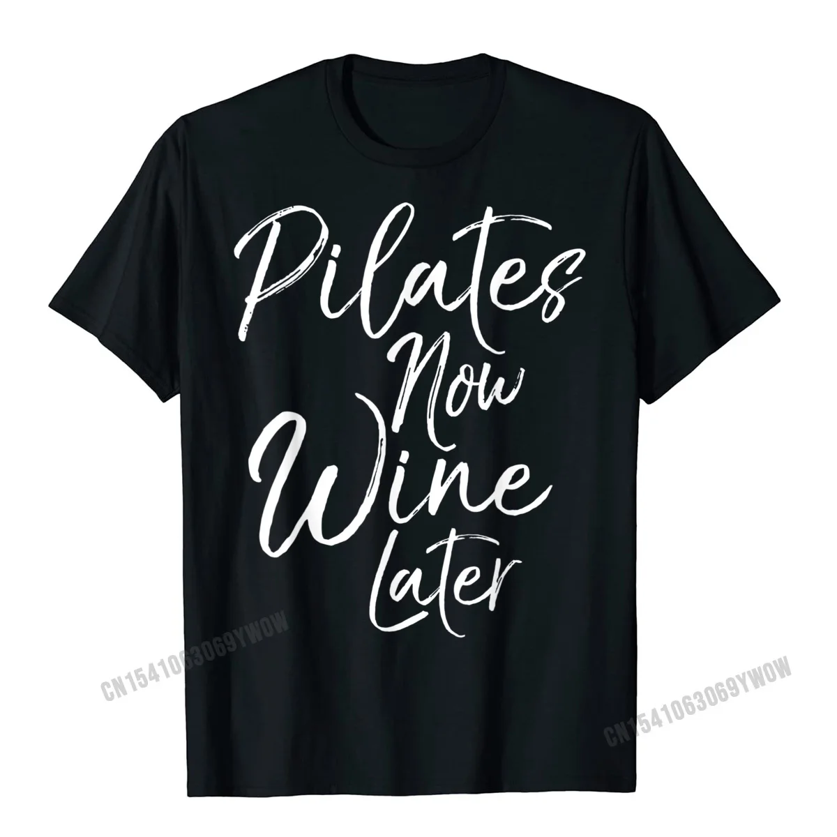 

Pilates Now Wine Later Shirt For Women Cute Alcohol Yoga Tee Men Europe Tops Shirt Cotton Male Top T-Shirts Europe Oversized