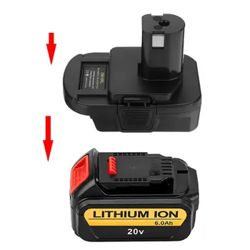 

Adapter DM18RL Battery Converter Adapter USB for DEWALT Batteries Universal 18V Battery Power Tools Accessories Parts