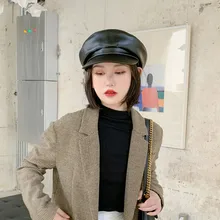 Элегантные однотонные вечерние женские зимние теплые шапки на осень и зиму, теплые модные одноцветные шапки sombrero