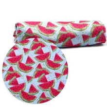 50*145 см Цветочные Фрукты геометрические узоры напечатанные 4 способа стрейч трикотажная ткань для изготовления швейной одежды подушки, 1Yc8180