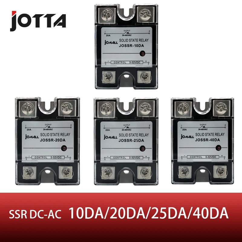 

SSR -40DA DC control AC SSR Single phase Solid state relay