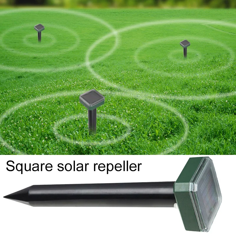 Pest Repeller Animal Insect Solar Power Repeller Ultrasonic Rat Repeller Ultrasonic Mouse Repeller 1.2V 600MAH 400-1000（HZ